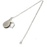 INF Ogrlica, obesek s povečevalnim steklom: 10-kratna povečava, prenosen in eleganten, (21732256) | Shoptok.si
