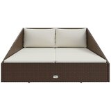  Vrtni krevet smeđi 110 x 200 cm od poliratana | shoptok.hr