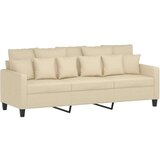  3-dijelni set sofa s jastucima krem od mikrovlakana | shoptok.hr