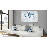  Slika na plutenoj podlozi - Blue Pilgrimages [Cork Map] 60x40 | shoptok.hr