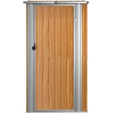  Vrtna kućica smeđa 118,5x97x209,5 cm pocinčani čelik | shoptok.hr