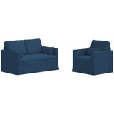  Set sofe 2 pcs Plava 139 x 78 x 80 cm tkanina | Eponuda.ba