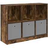  Strani šal s predalom Dimljeni oreh 102 x 32 x 73,5 cm, (5000233824) | Shoptok.si