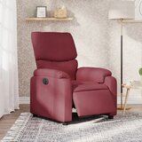 Maison Chic Električni naslanjač - Relax naslanjač vinsko rdeče blago, (22062102) | Shoptok.si