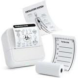 58mm Bluetooth Termalni Tiskalnik - Prenosni Tiskalnik Nalepk za iOS in Android White, (5000129675)