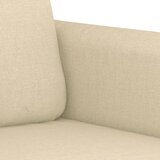  2-dijelni set sofa s jastucima krem od tkanine | shoptok.hr