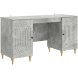Stol Betonska siva 142,5 x 50 x 75 cm Konstruirano drvo