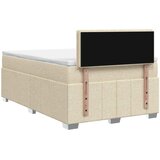 Boxspring krevet s madracem Krem 120 x 200 cm Tkanina | shoptok.hr
