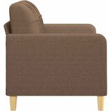  Dvosjed od tkanine smeđi 120 cm | shoptok.hr