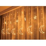 Moon in the Room ML46 LED svjetlosna zavjesa zvjezdice i mjeseci, 3 m, topla bijela Cijene