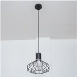  Visilica na sajli SOLANO 1xE27/15W/230V crna/sjajni hrom | Eponuda.com