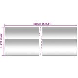  Vrtni zaslon za privatnost sivi s izgledom kamena 35x0 19 m PVC | shoptok.hr