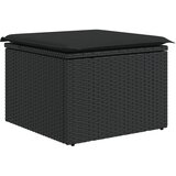  9-dijelni set vrtnih sofa s jastucima crni od poliratana | shoptok.hr