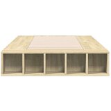 vidaXL Posteljni okvir sonoma hrast 90x200 cm inženirski les | Shoptok.si