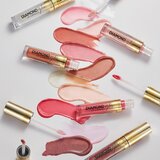 Eveline Cosmetics Diamond Glow svjetlucavo sjajilo za usne s hijaluronskom kiselinom nijansa 10 Rose Violet 4,5 ml | shoptok.hr
