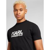 Karl Lagerfeld Majica črna / bela | Shoptok.si
