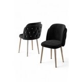 Hanah home set stolica (4 komada) axle black chrome | ePonuda.com