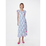 Zwillingsherz Obleka 'Tomke' nebeško modra / svetlo modra / roza / bela | Shoptok.si