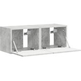 TV zidni ormar 2 pcs Beton 39 x 31 x 29,5 cm Konstruirano drvo | Eponuda.ba