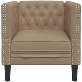  Chesterfield sofa fotelja cappuccino umjetna koža | shoptok.hr