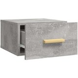  Zidni noćni ormarići 2 kom Siva betona 35 x 35 x 20 cm | shoptok.hr