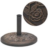 vidaXL Stalak za Suncobran od Smole Okrugli Boja Bronce 9 kg Cijene