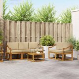  Set vanjskih sofa 6 kom. Prirodna i bež | shoptok.hr