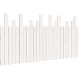 Maison Chic Stensko posteljno vzglavje - Vzglavna omarica belo 159,5x3x80 cm trdna borovina, (22077667) | Shoptok.si