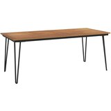  9-dijelni vrtni blagovaonski set od bagremovog drva i metala | shoptok.hr