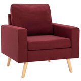  Fotelja od tkanine crvena boja vina | shoptok.hr