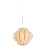 Light & Living Kremno bela viseča svetilka s tekstilnim senčilom ø 10 cm Sukau – | Shoptok.si