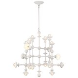 Quintiesse QN-CADENCE18-WHT - Luster na &amp;scaron;ipci CADENCE 18xE14/40W/230V bela Slike
