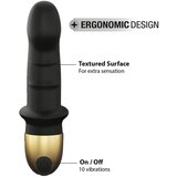 Dorcel Mini Lover 2.0 - vibrator na baterije, G-točka (crno-zlatni) | shoptok.hr