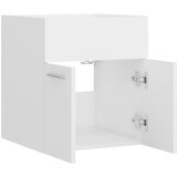 Ormarić za umivaonik bijeli 41 x 38,5 x 46 cm konstruirano drvo | shoptok.hr