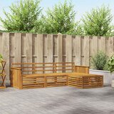  Set vanjskih sofa 4 kom. Prirodna Čvrsto drvo akacije | shoptok.hr
