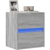 vidaXL Zidni TV ormarić s LED svjetlima boja hrasta 41x31x45 cm Cijene