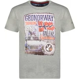 Geographical Norway Majice s kratkimi rokavi SW1959HGNO-BLENDED GREY Siva