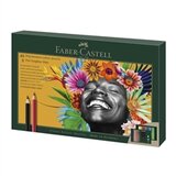 Faber-Castell Bojice Polychromos & Pitt, 48 komada + gumica i olovke | shoptok.hr