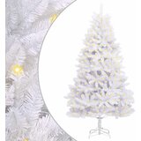  Umjetno božićno drvce s nogom Bijela 210 cm PVC i čelik | shoptok.hr