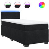 Box spring krevet s madracem crni 90x190 cm baršunasti | shoptok.hr