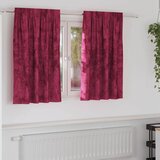  Baršunaste zavjese 2 pcs boja crnog vina 140 x 140 cm Baršun | shoptok.hr