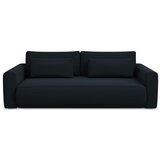 Makamii Tamno plava baršunasti sklopiva/s prostorom za odlaganje sofa 238 cm Kapua – | shoptok.hr