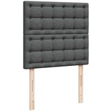 vidaXL otomanski okvir kreveta s madracima tamnosivi 200x200cm tkanine | shoptok.hr