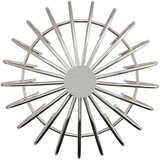  Zaštita od lišća za žljeb 8 pcs Srebrno 160 mm Nehrđajući čelik - 160 mm 8 | shoptok.hr