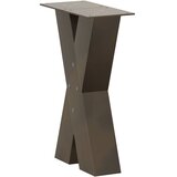  Noge za klub stolić u obliku slova X, 2 kom, prirodni čelik, 38 x (42-43) cm, čelik | Eponuda.com