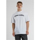 Urban Classics Men's T-shirt UC College Logo white cene