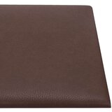  Zidne ploče od umjetne kože 12 kom smeđe 30 x 15 cm 0 54 m² | shoptok.hr