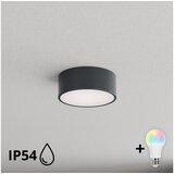 Brilagi LED RGBW kupatilsko stropno svetlo CLARE 1xE27/12W/230V Ø 20 cm antracit IP54 u