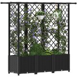  Povišeni krevet s mrežom i krovom Crna 163,5 x 40 x 138 cm PP | shoptok.hr
