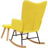  Stolica za ljuljanje od tkanine sa stolcem boja senfa | shoptok.hr